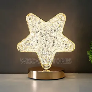 Rechargeable Star Crystal Table Lamp