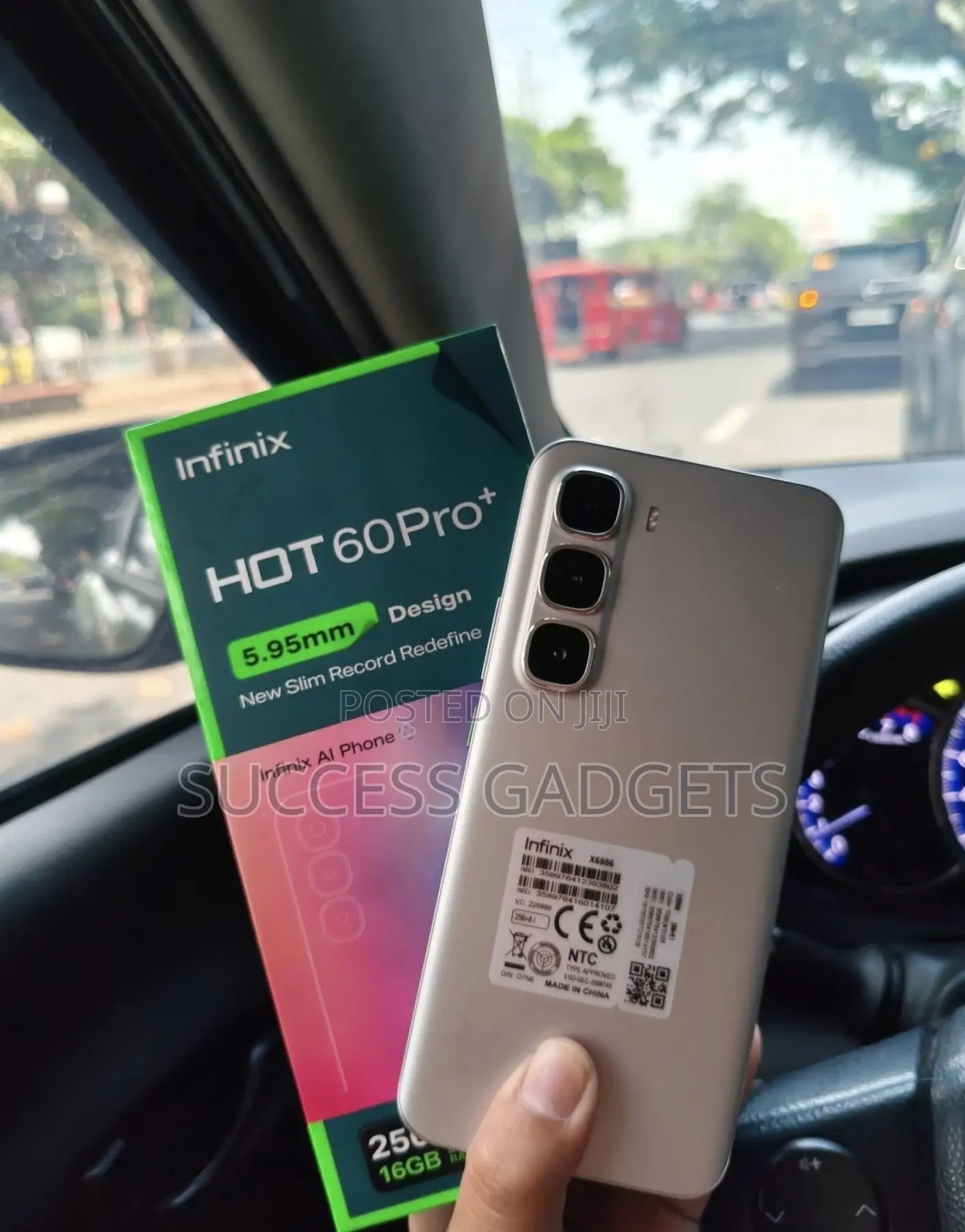New Infinix Hot 60 Pro+ 256 GB Gray