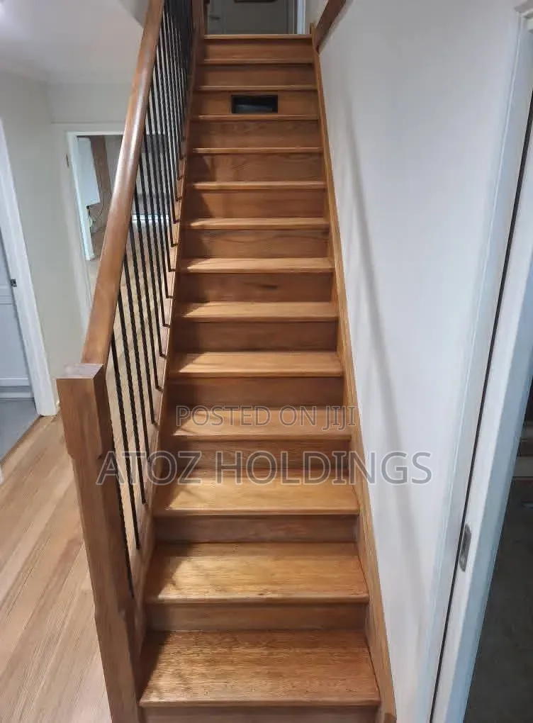 Wooden Floor & Wooden Stairs Setup & Finishing Professionals in Uganda
