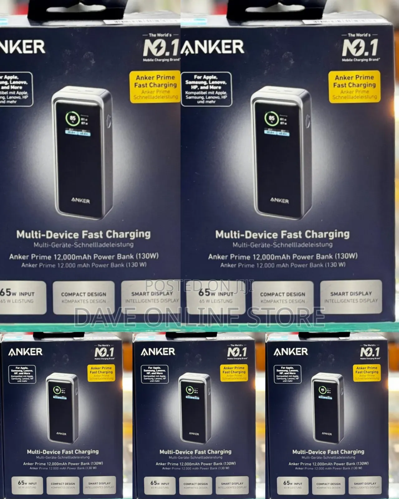 Anker Prime 12,000mAh Power Bank (130W)