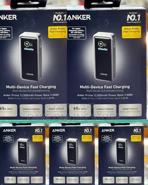 Anker Prime 12,000mAh Power Bank (130W)