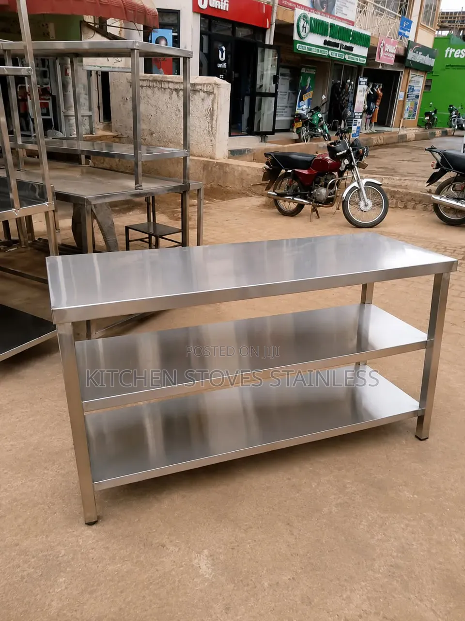 3 Layer Stainless Steel Table