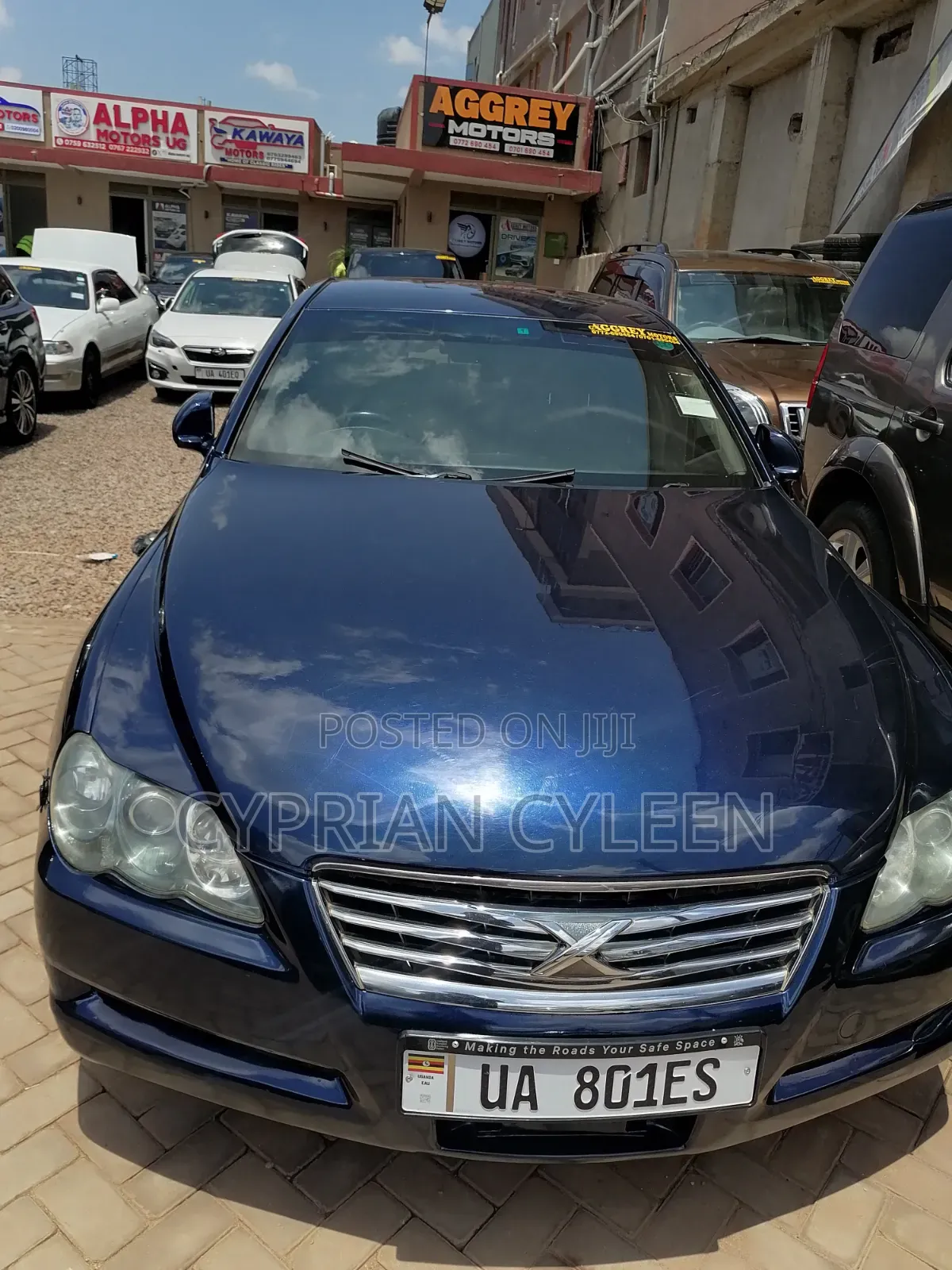 Toyota Mark X 2008 Blue