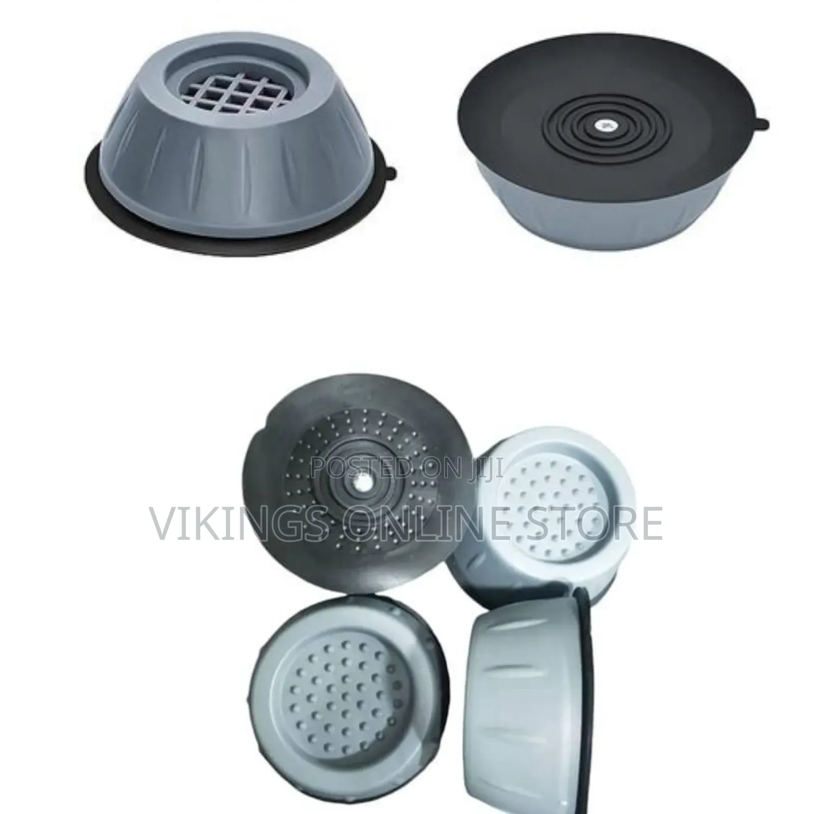 A Grey Anti-Vibration Foot Pad Used to Reduce Noise and Stop Machines