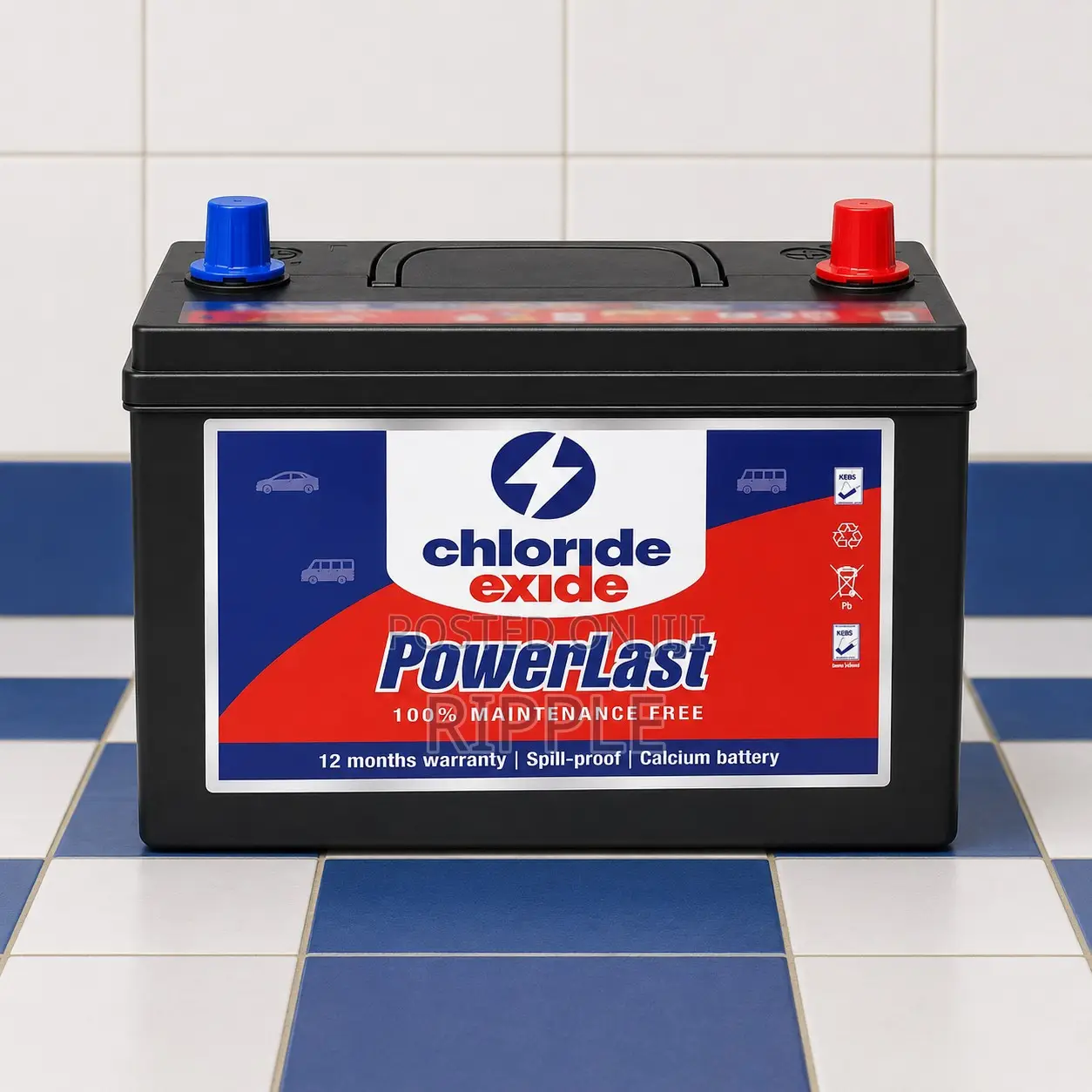 70Ah Chloride Exide PowerLast N70MF Maintenance Free Car Battery 12V