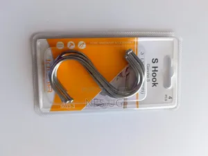 4Pcs Set Metal S Shape Hook 32*32*80mm - Silver