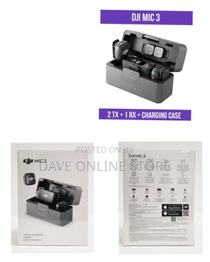 DJI Mic 3, a Compact Wireless Microphone System