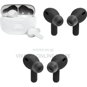 White JBL Wave 200TWS True Wireless Inear Headphones and Charging Case