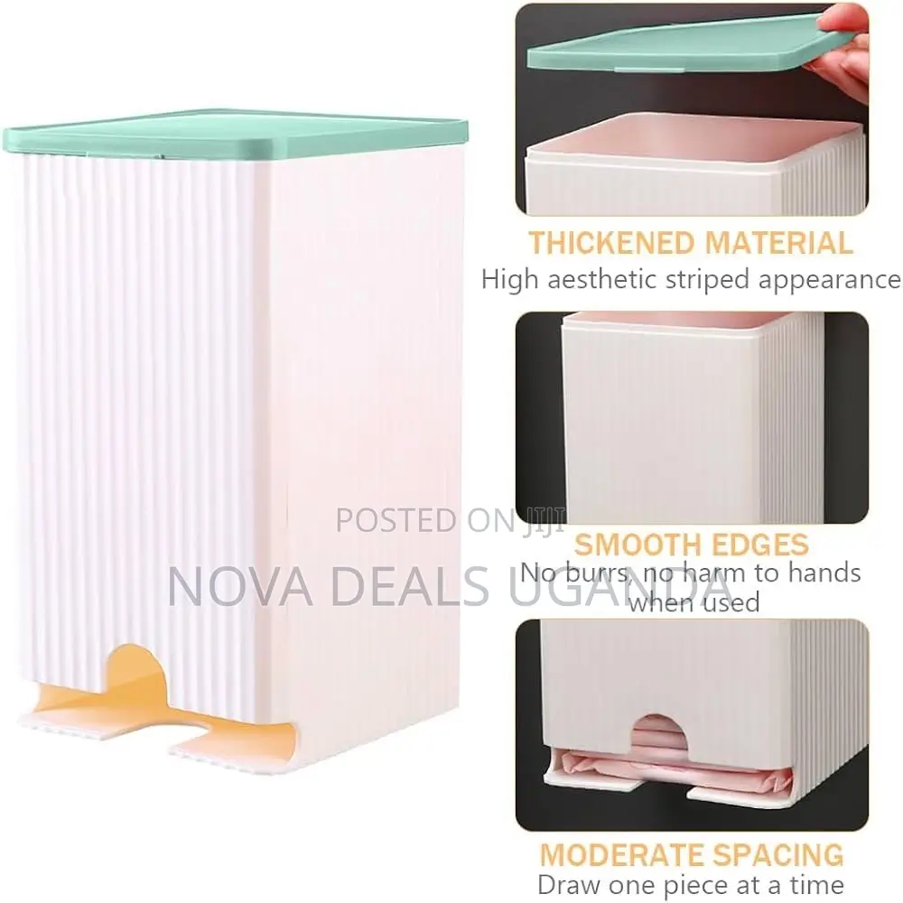 Sanitary Pads Dispenser for 25-30 Pads Napkin Wall Storage Case