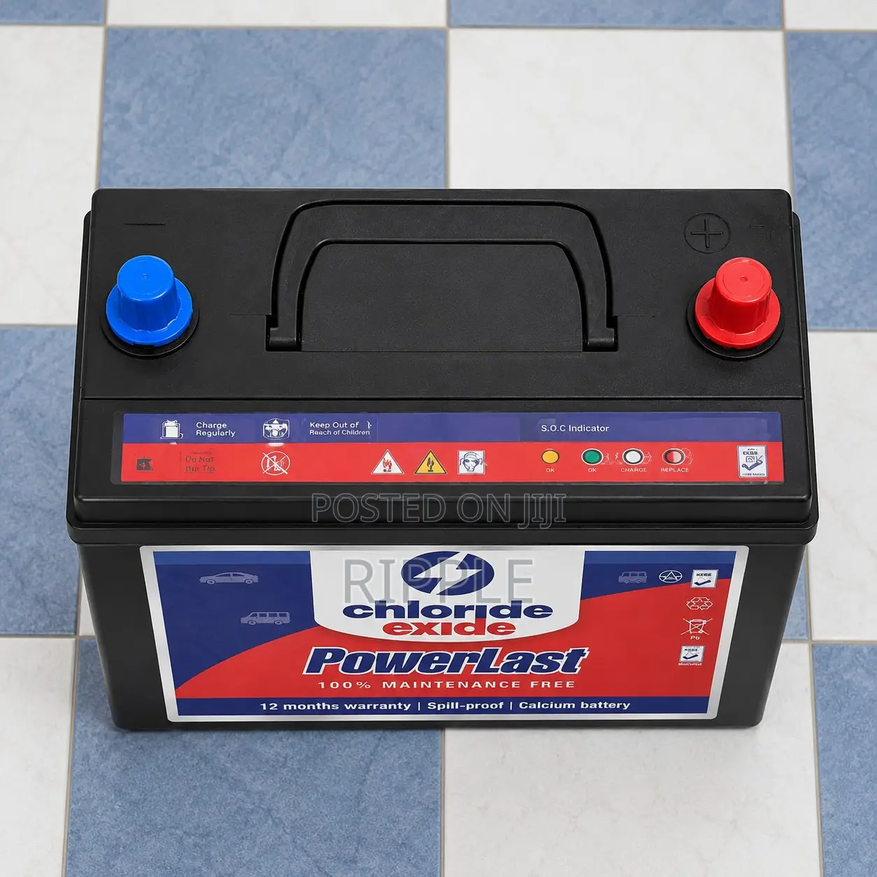 70Ah Chloride Exide PowerLast N70MF Maintenance Free Car Battery 12V