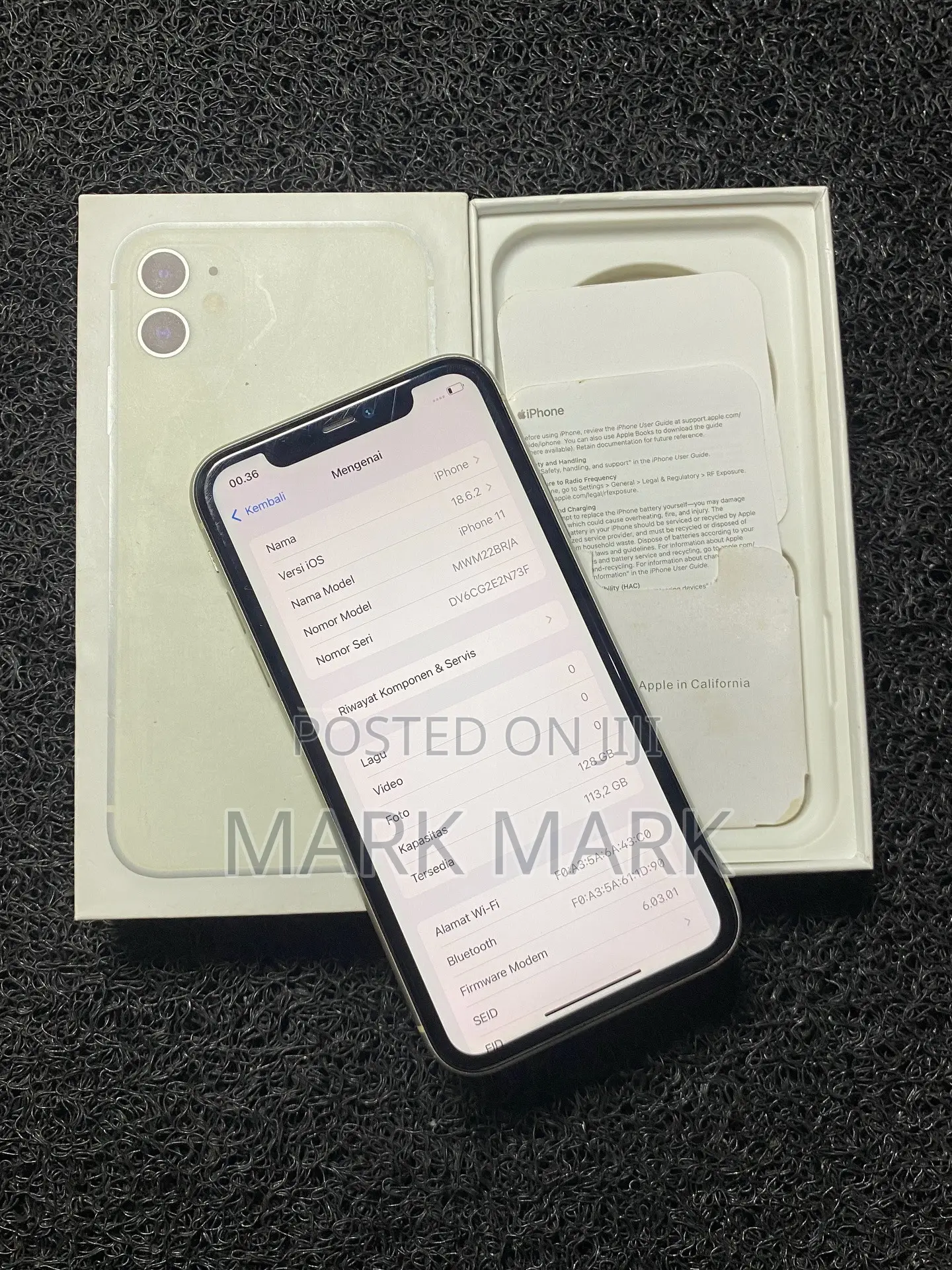 New Apple iPhone 11 256 GB White