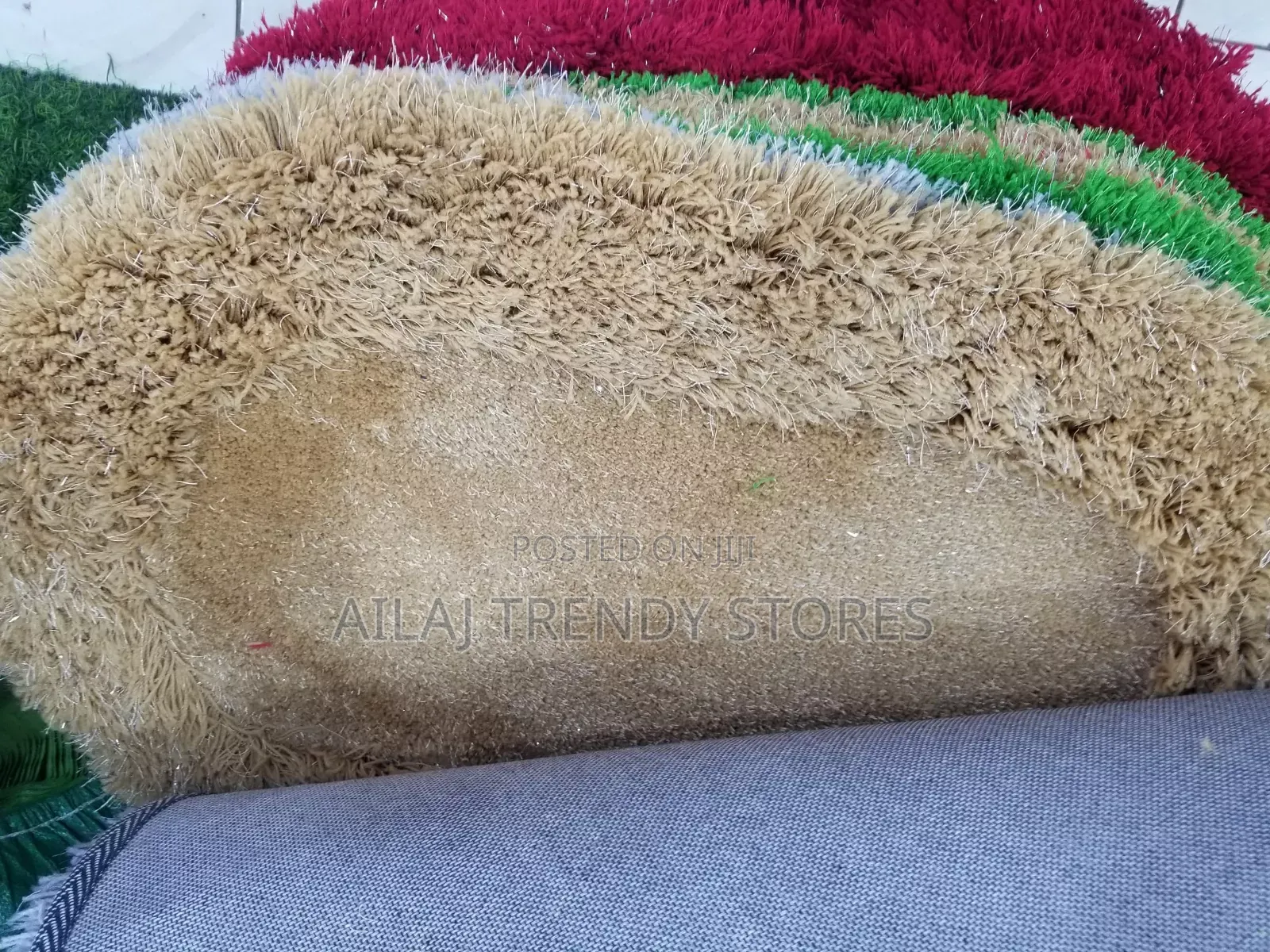 Oval Fluffy Doormats