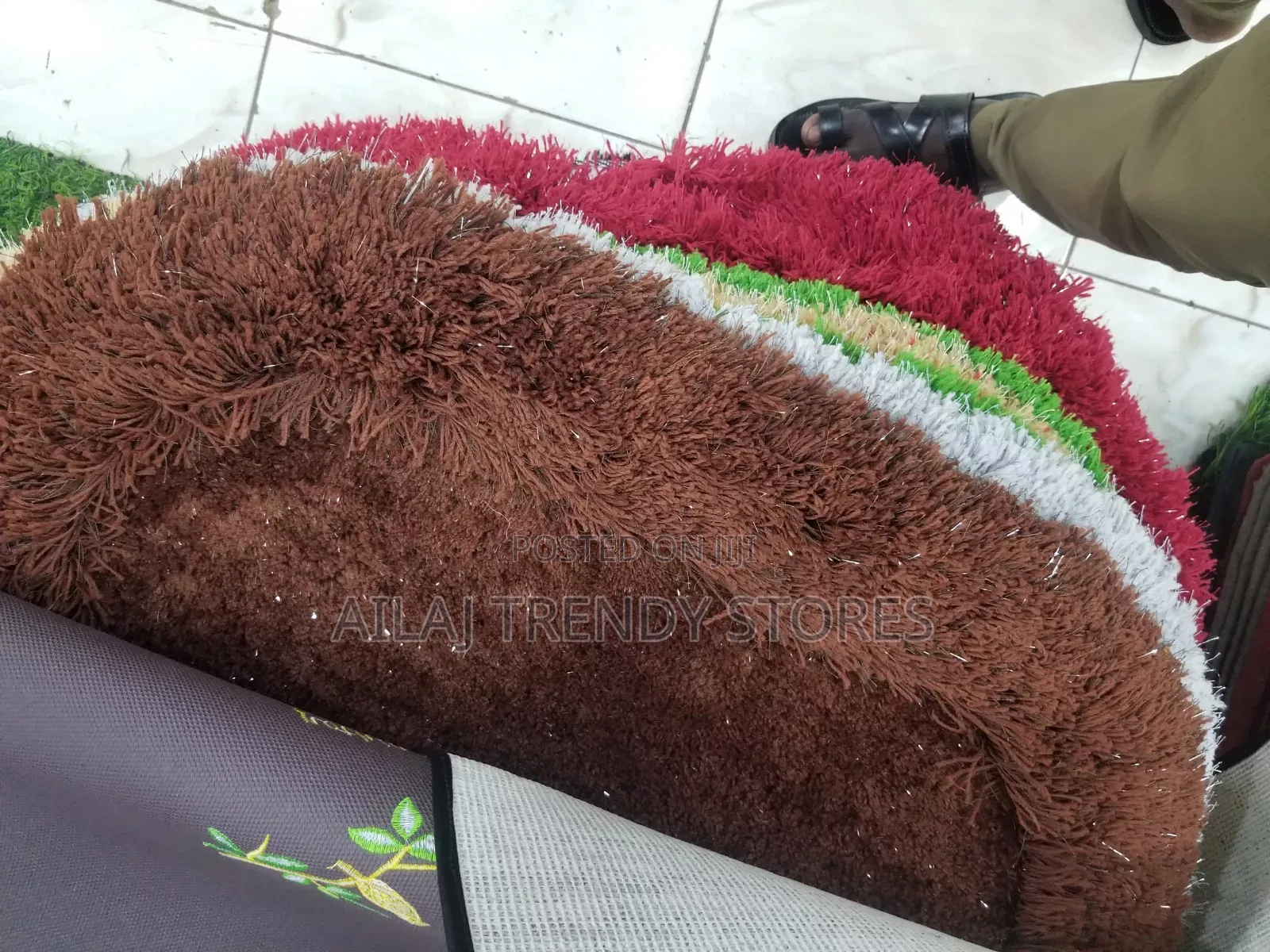 Oval Fluffy Doormats