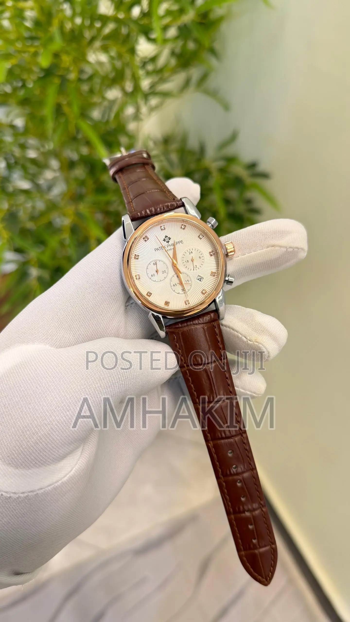 Classic Patek Philippe Branded Chronograph  Watch in Stock