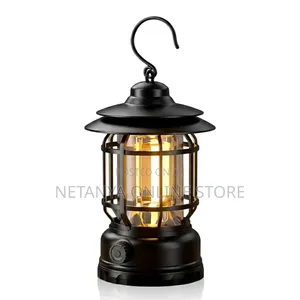 Vintage-Style Portable LED Lantern