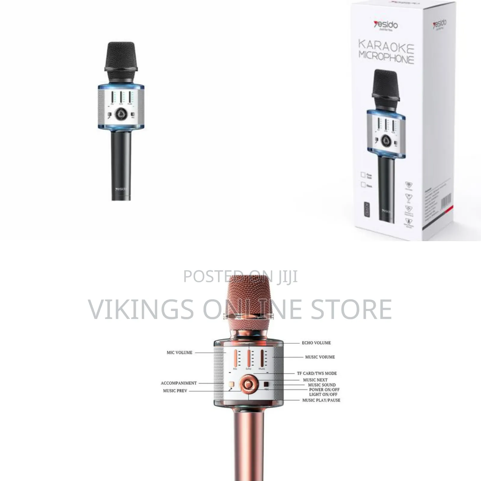 Yesido KR10 Wireless Karaoke Microphone