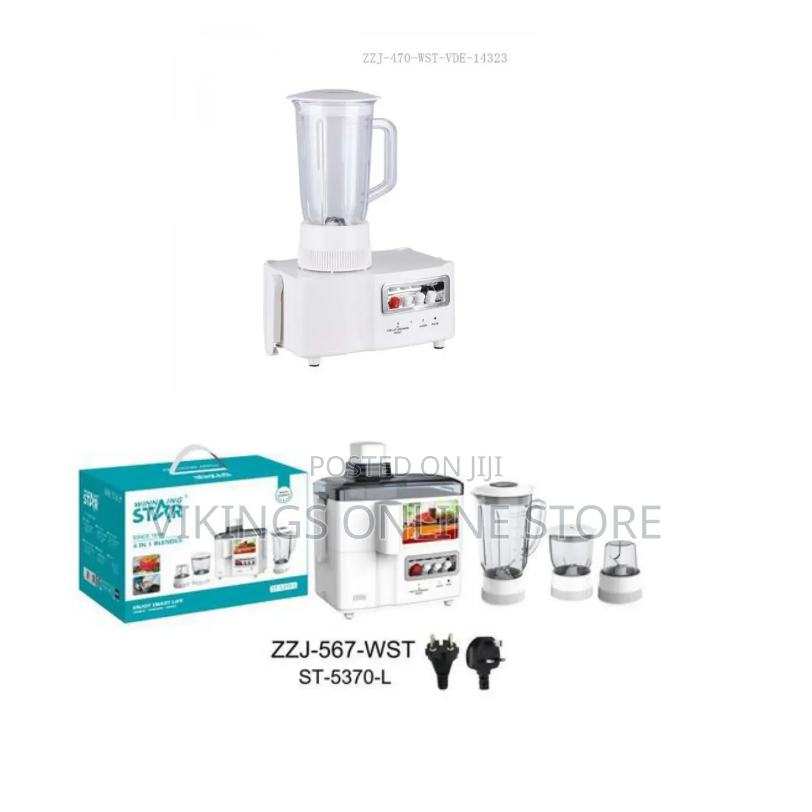 Blender Jug 4-in-1 Multifunctional Blender & Juicer System.