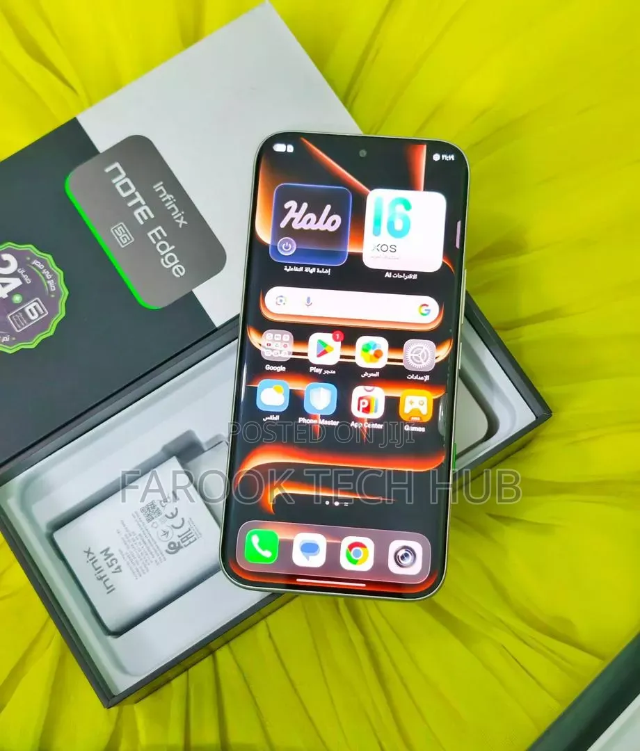 New Infinix Note Edge 256 GB Silver