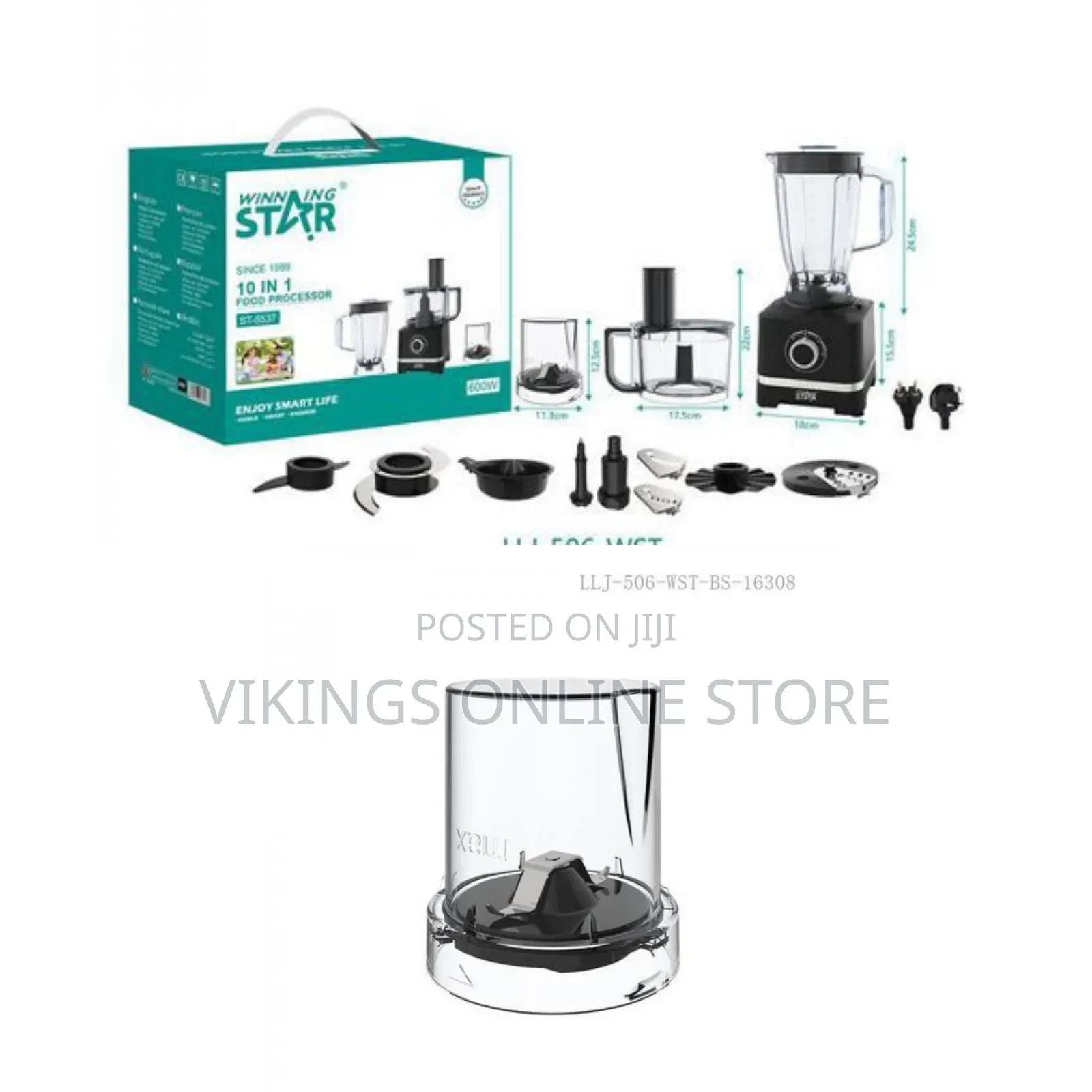 10-in-1 Food Processor (Model ST-5537)