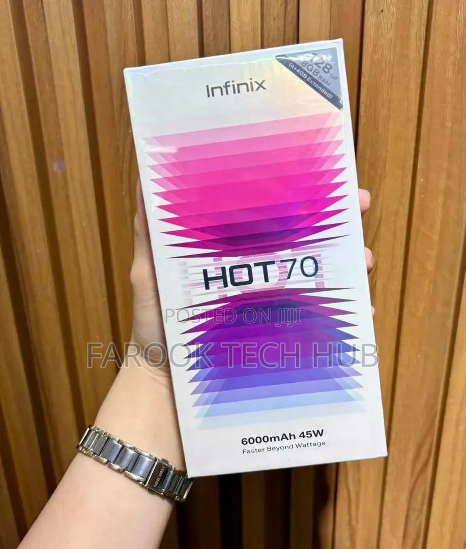 New Infinix Hot 70 256 GB Black
