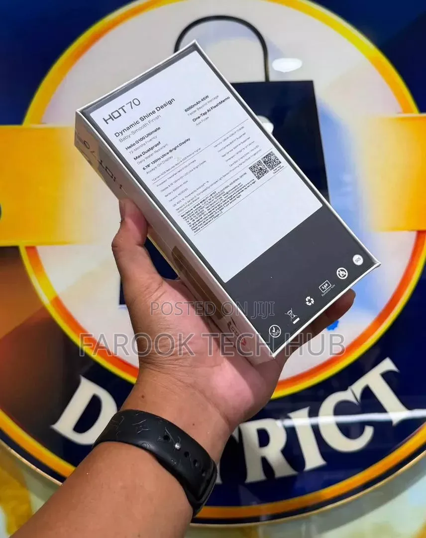 New Infinix Hot 70 256 GB Black