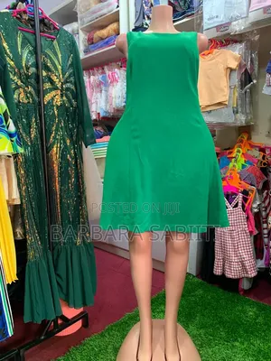 Green Round Dress for Plus Sizes