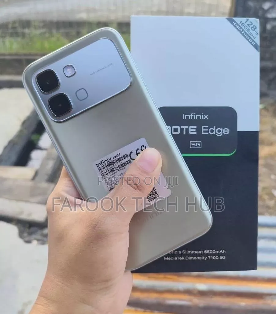 New Infinix Note Edge 256 GB Gray