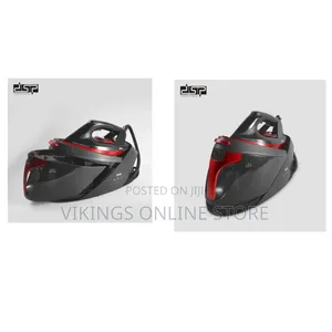 Professional Steam Generator Iron- Black and Red With Water Tank