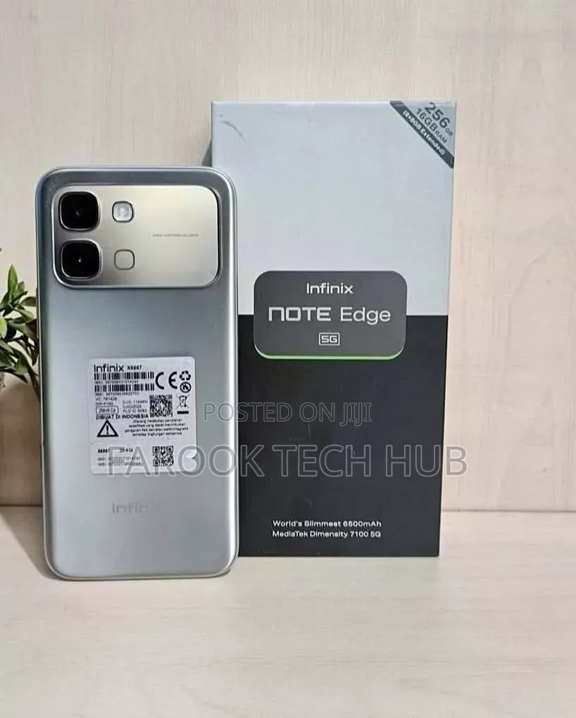 New Infinix Note Edge 256 GB Gray