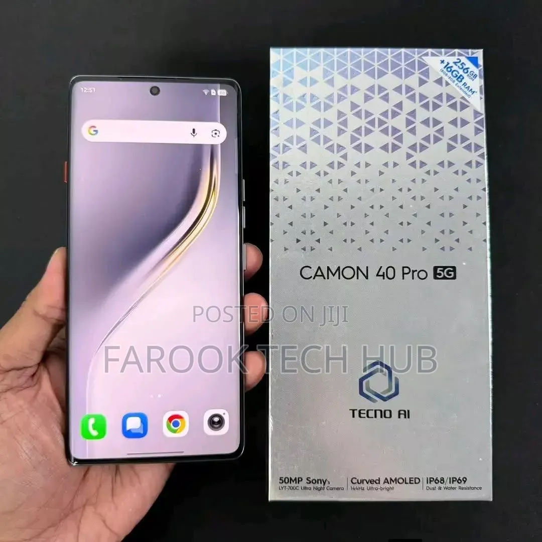 New Tecno Camon 40 Pro 5G 256 GB Gray