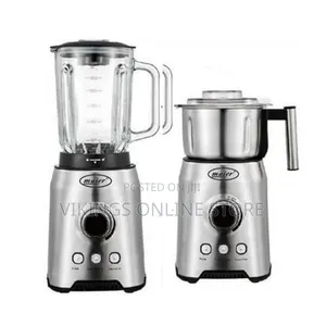 MR-111 2-in-1 Professional Table Blender and Grinder, a Silver