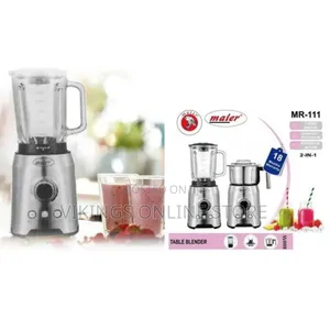 MR-111 2-in-1 Professional Table Blender and Grinder, a Silver