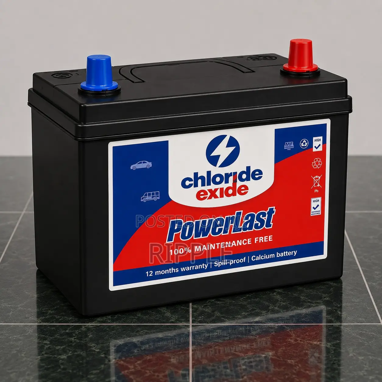 45Ah PowerLast 045MF 328CCA Maintenance Free Car Battery 12V