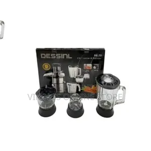 4-in-1 Multifunctional Juicer and Blender, a Stainless-Steel Motorized