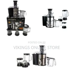 4-in-1 Multifunctional Juicer and Blender, a Stainless-Steel Motorized