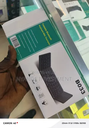 Portable Bluetooth Keyboard Foldable With Touchpad