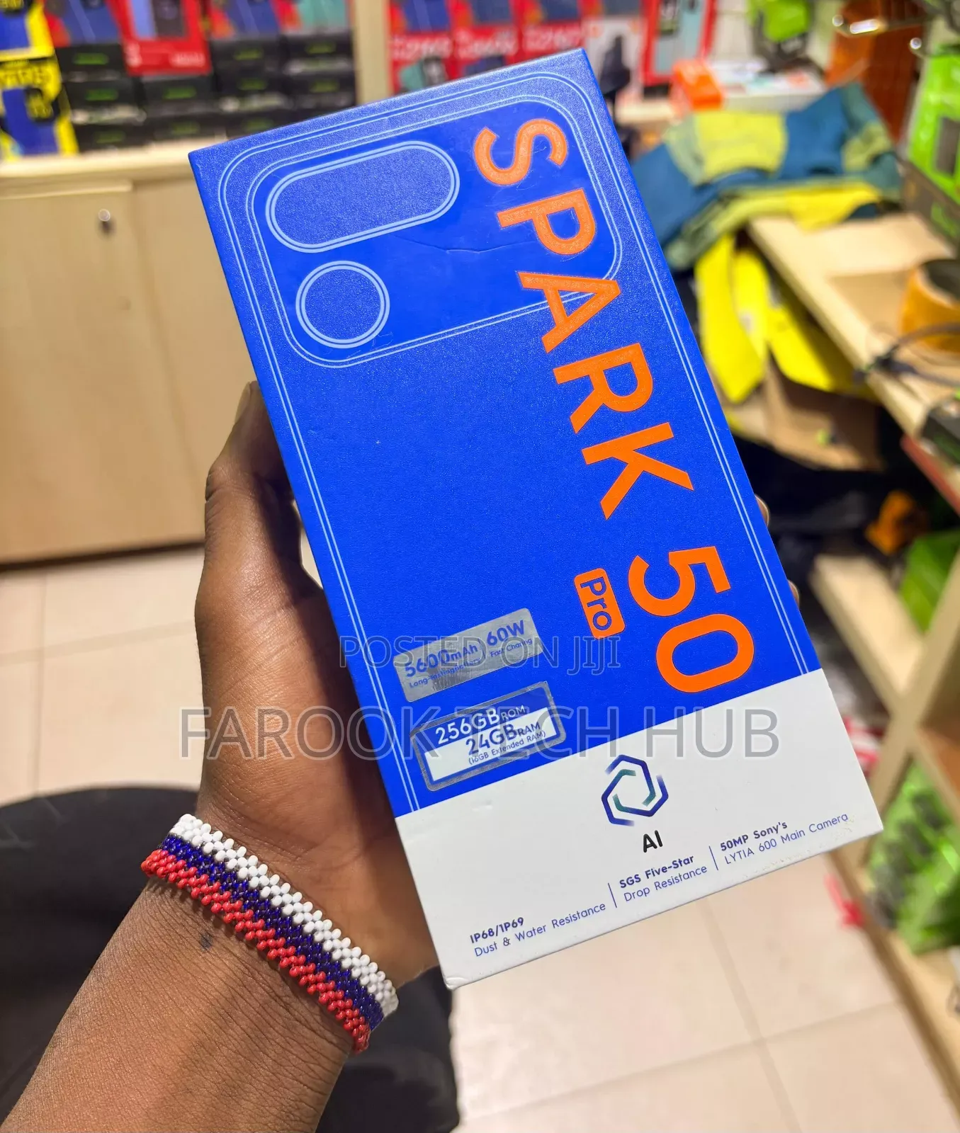New Tecno Spark 50 Pro 256 GB Blue