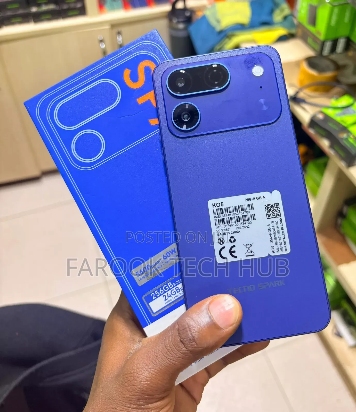 New Tecno Spark 50 Pro 256 GB Blue