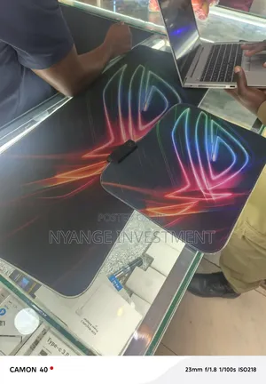 Small Size RGB Mouse Pad. Mouse Pad With Lights