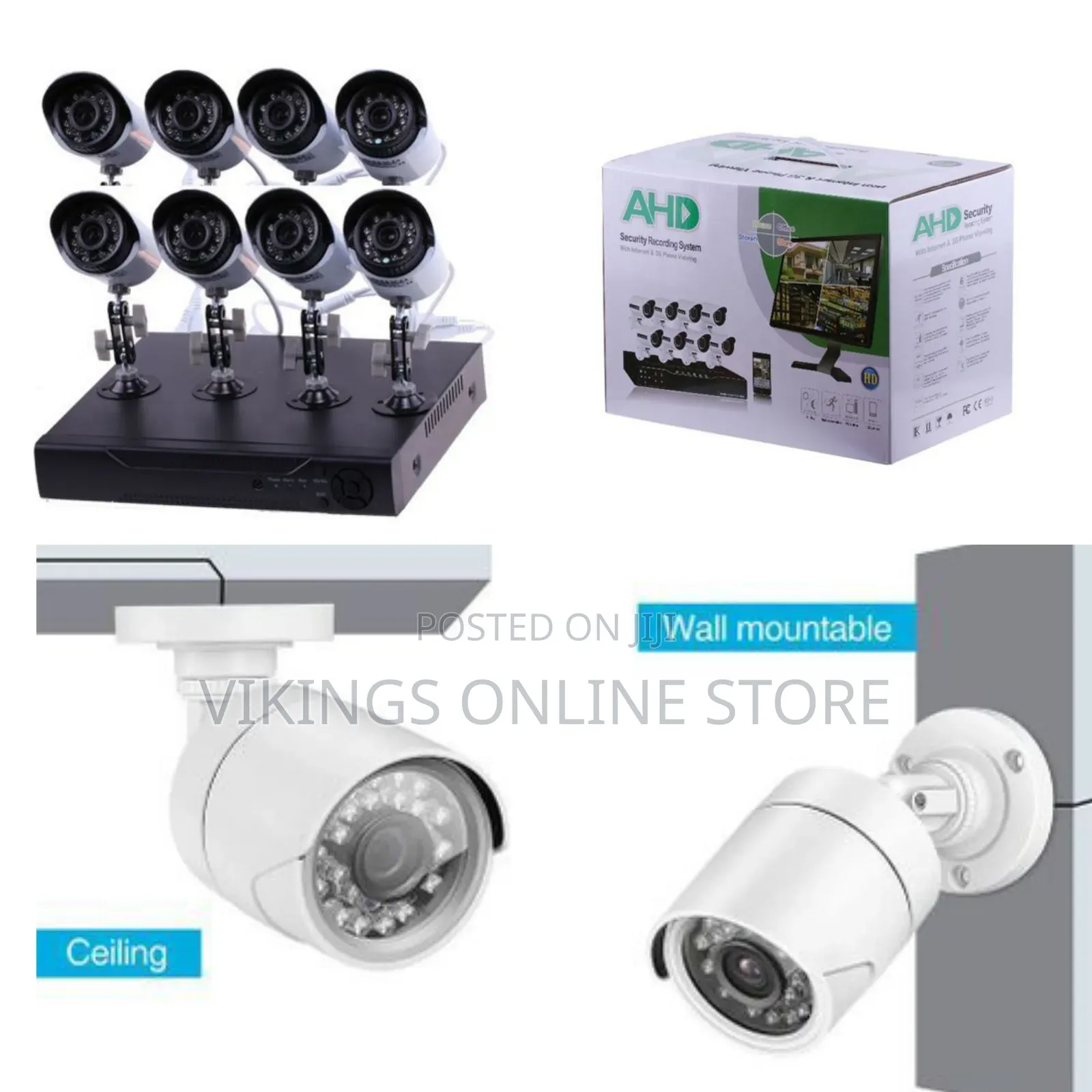 Analog High Definition (AHD) CCTV Surveillance Kit