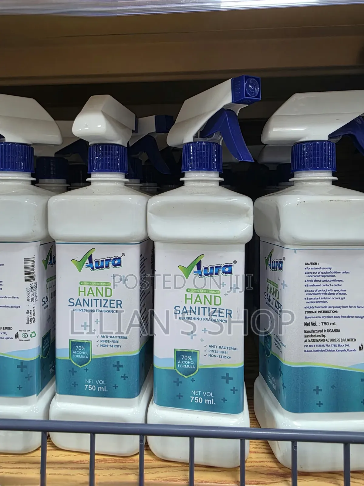 750 Ml Aura Hand Sanitizer