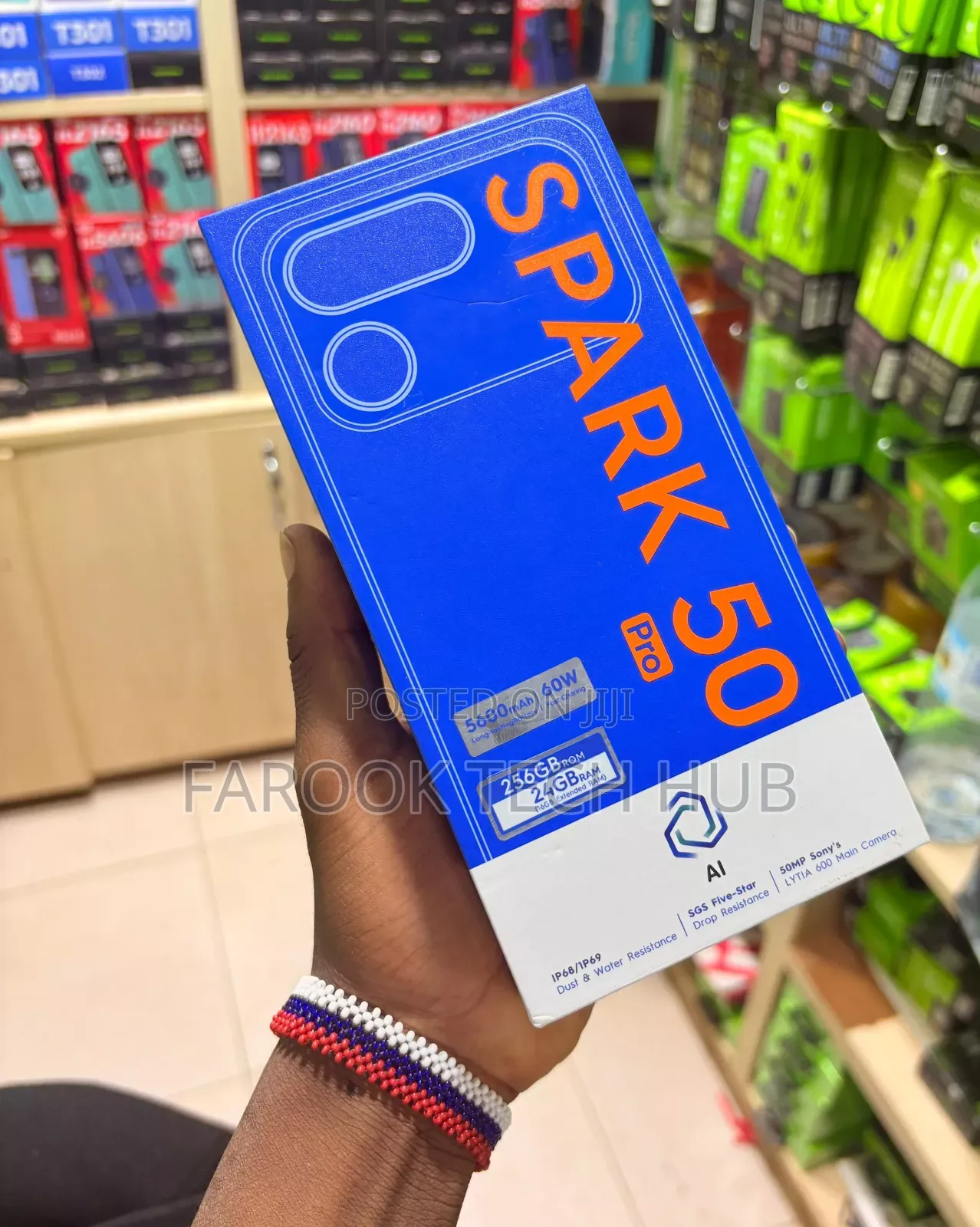 New Tecno Spark 50 Pro 256 GB Blue