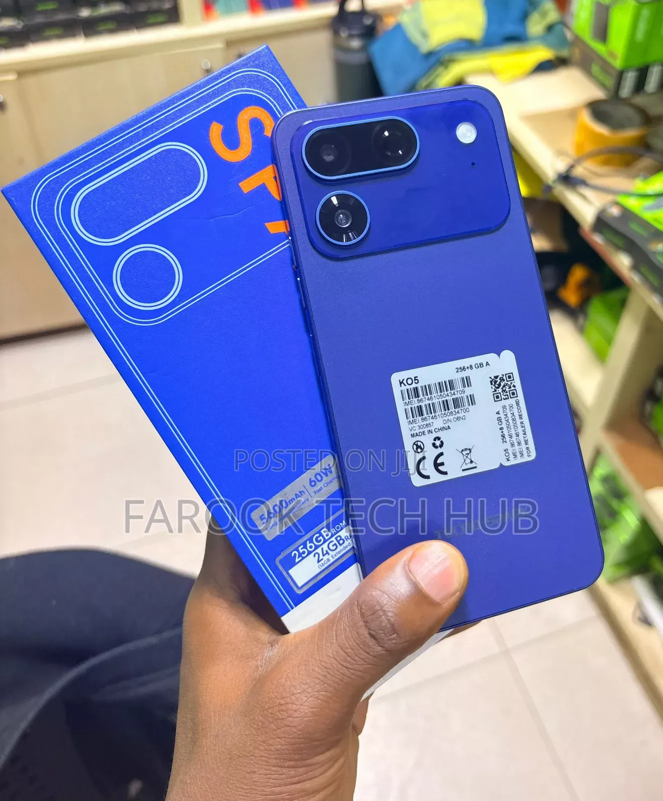New Tecno Spark 50 Pro 256 GB Blue