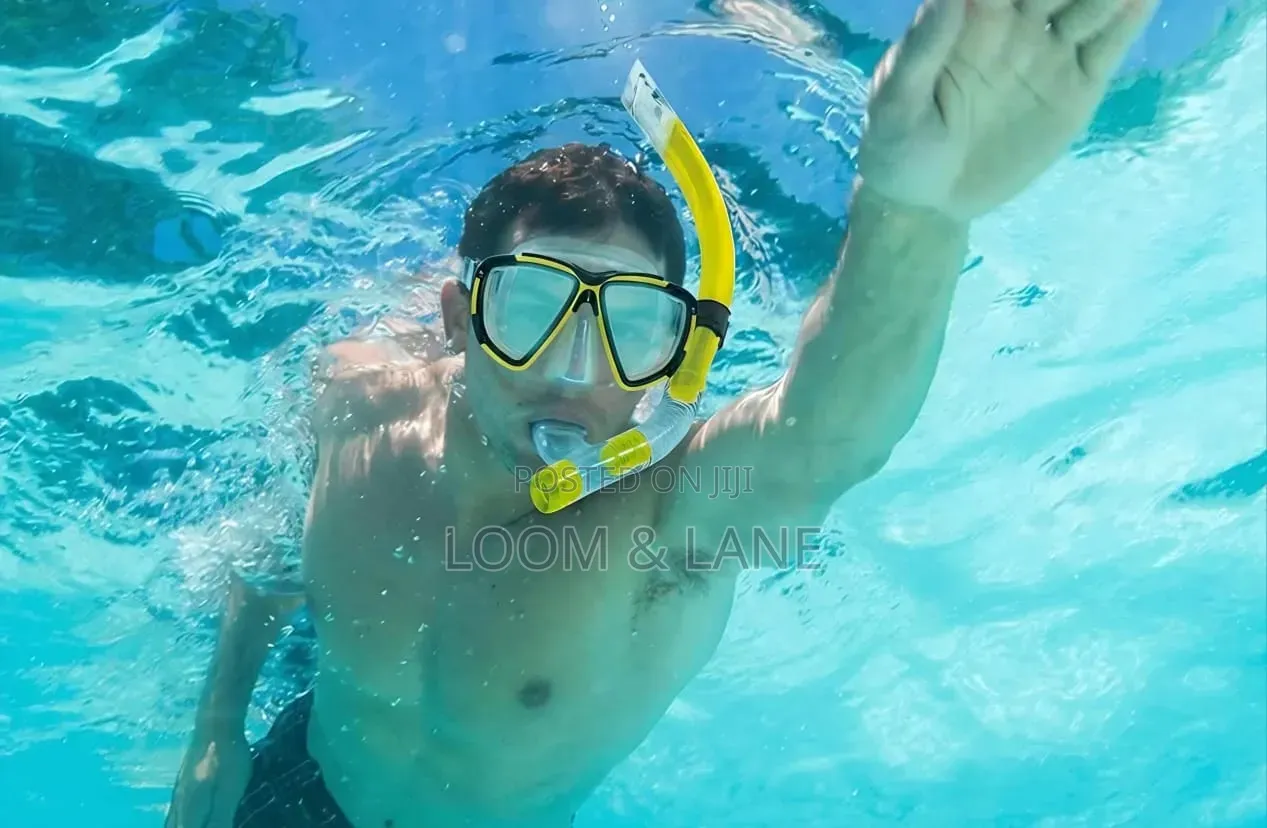 Anti-Fog Goggles With Breathing Pipe Snorkel Set
