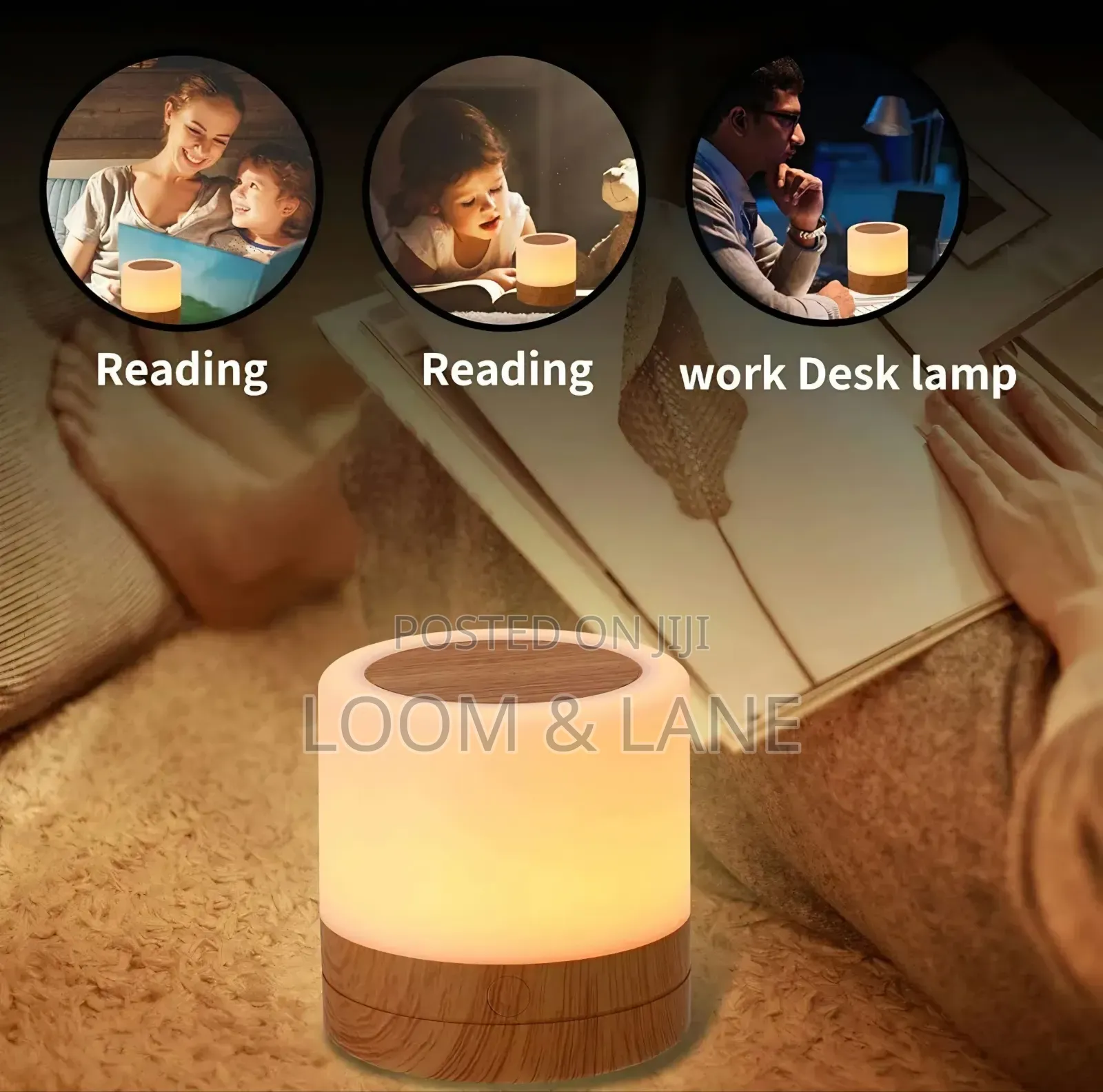 Touch Dimmable Night Light With Remote Control