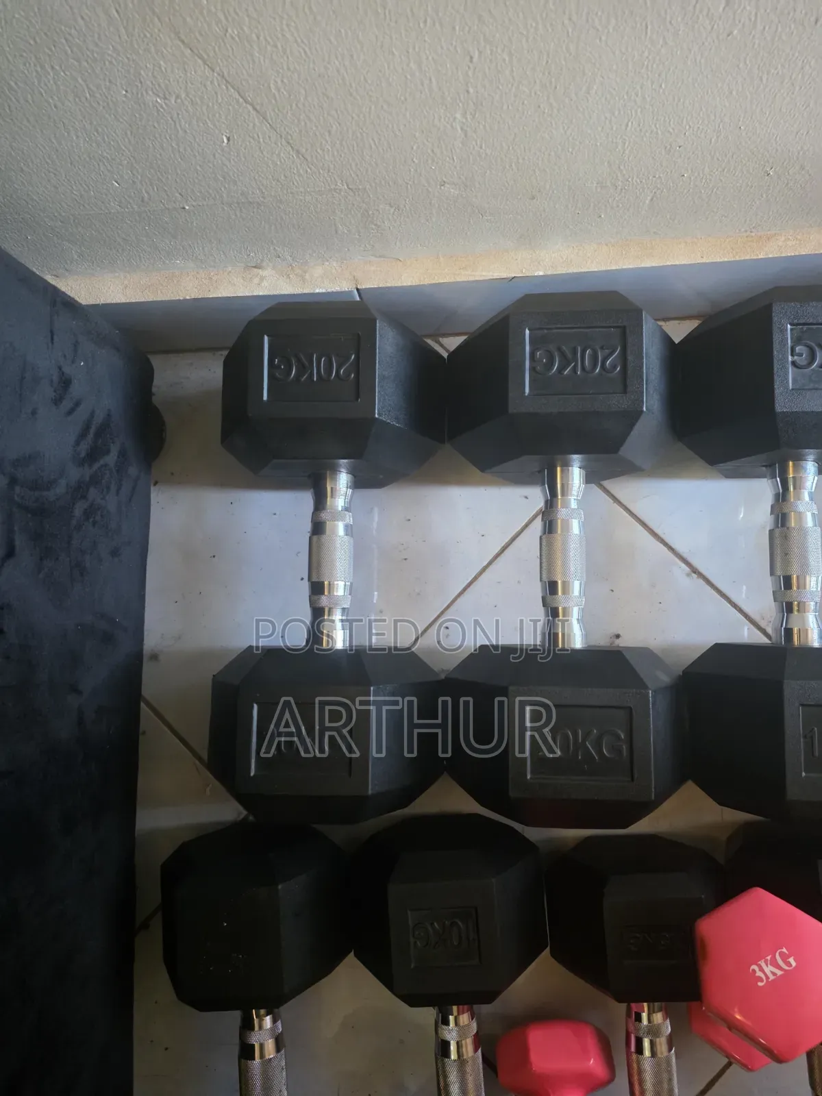 Dumbbells 20kg Pair @230 15kg Pair at 180