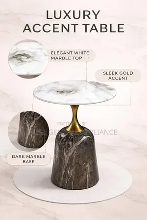 Luxury Accent Round Side Table