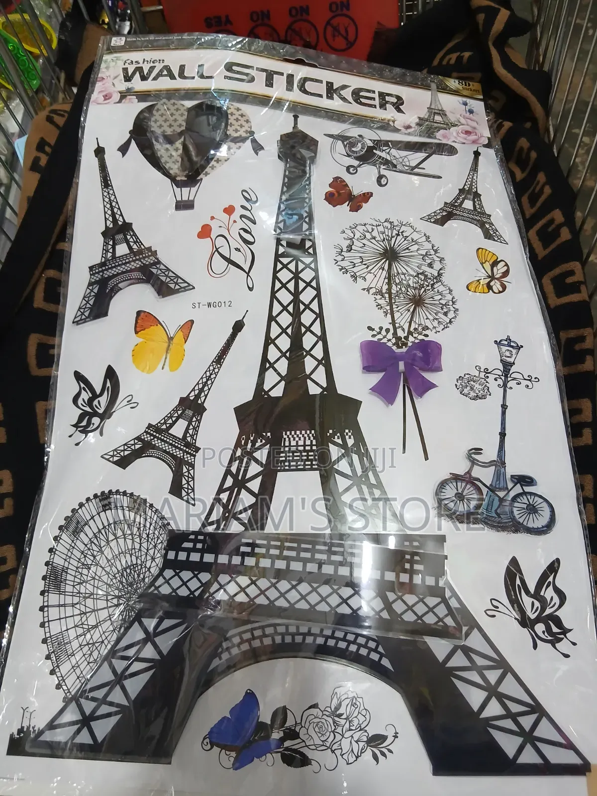 Peel-and-Stick Room Decor Wall Sticker Sheet