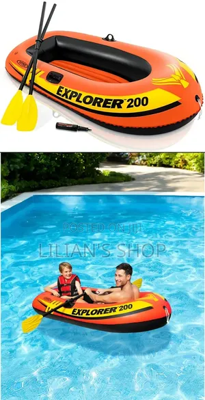 Intex Explorer 200 Inflatable Boat Set