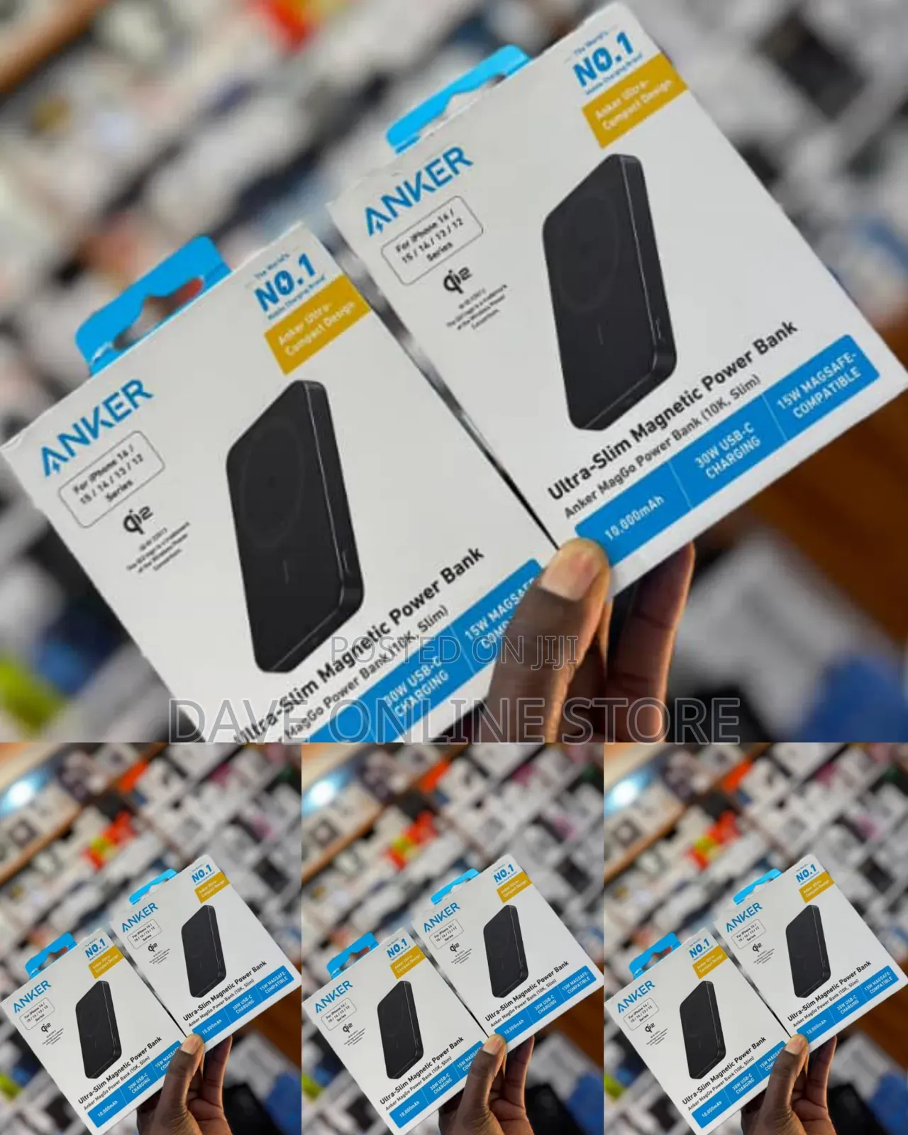 Anker MagGo Ultra-Slim Magnetic Power Bank (10K, Slim)